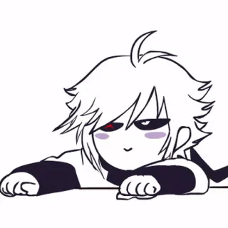 🌚 Anime, Cartoon, Süß, Zeichnung, Digitale Kunst telegram sticker