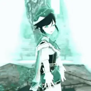 💃 Venti Genshin Impact アニメ, ゲーム, キャラクター, 原神, ウェンティ telegram sticker