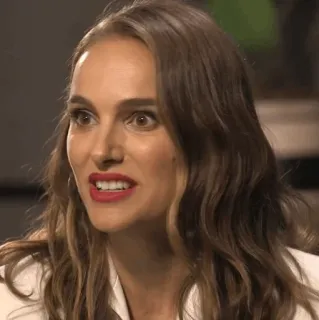 🍄 Natalie Portman atriz, celebridade, retrato, rosto, mulher telegram sticker