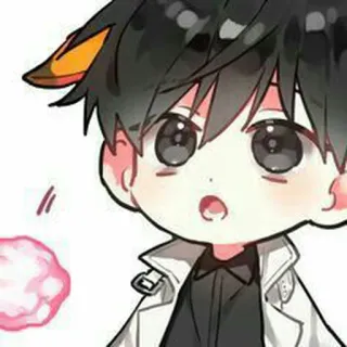 📖 Chibi, Anime, Manga, Dibujos animados, Personaje, Mono whatsapp sticker