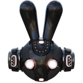 🚁 หุ่นยนต์, กระต่าย, ปัญญาประดิษฐ์, สัตว์, เทคโนโลยี, อนาคต telegram sticker