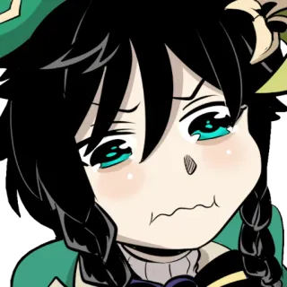 🥺 Venti Genshin Impact Anime, Jogo, Venti, Genshin Impact telegram sticker