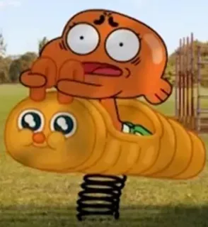 😱 Darwin Watterson The Amazing World of Gumball kartun, hewan, ikan, Gumball, anak-anak, Darwin whatsapp sticker