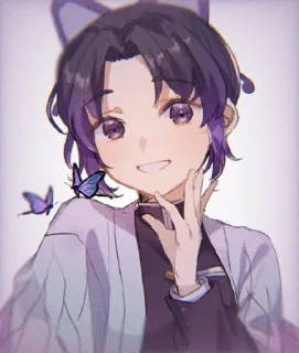 🦋 Shinobu Kocho Demon Slayer Anime, Schmetterling, Demon Slayer, Shinobu, Kocho telegram sticker