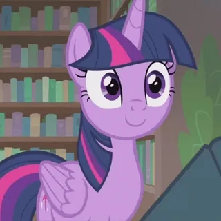 ❤️ Twilight Sparkle My Little Pony Twilight Sparkle, Pony, Cartoon, Niedlich, Freundschaft, Magie telegram sticker