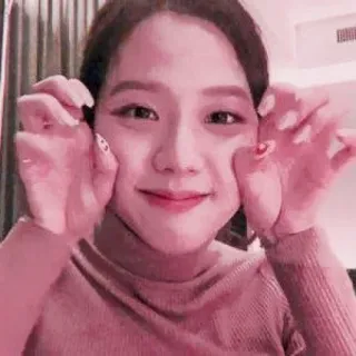 💅 mujer, retrato, coreana, persona, selfie, sonriendo telegram sticker