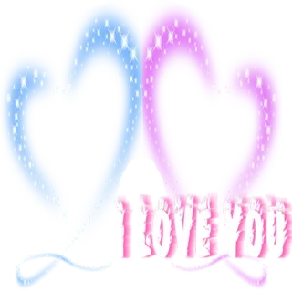 😍 I LOVE YOU сердце, любовь, блеск, романтика, привет, нежность, отношения telegram sticker