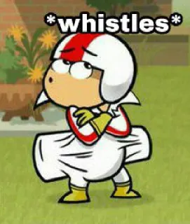 😗 Kick Buttowski Kick Buttowski: Suburban Daredevil *whistles* Мультфильм, Свист, Сорвиголова, Удар ногой telegram sticker