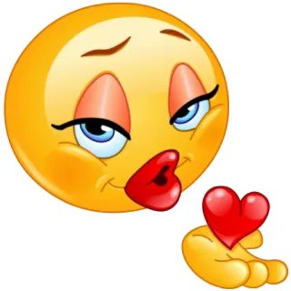 💋 Emoji, Kuss, Liebe, Herz, Emoticon telegram sticker