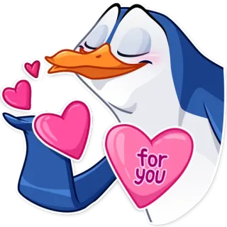 Penguin Kevin telegram stickers