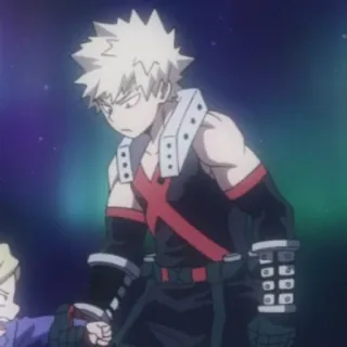 🍺 Bakugo My Hero Academia Anime, My Hero Academia, Bakugo, MHA, Karakter, Pahlawan, Kartun telegram sticker