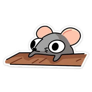 🥺 souris, animal, dessin animé, mignon, rongeur, autocollant telegram sticker