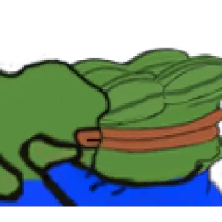 😁 Pepe the Frog เปเป้, กบ, มีม, มีมอินเทอร์เน็ต whatsapp sticker