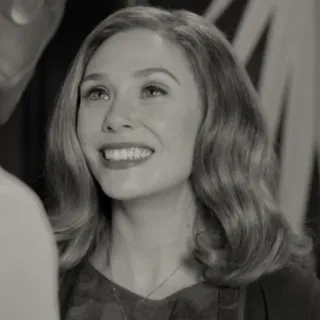 ☕️ Wanda Maximoff WandaVision Wanda, Feiticeira Escarlate, Marvel, WandaVision, Elizabeth Olsen telegram sticker