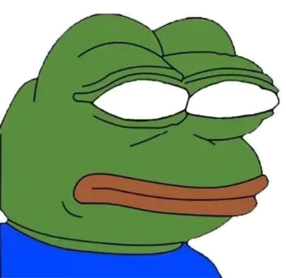 📎 Pepe the Frog pepe, rana, meme, cultura de internet whatsapp sticker