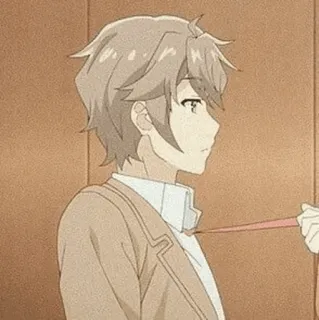 ⛓ Sakuta Azusagawa Rascal Does Not Dream of Bunny Girl Senpai Anime, Rascal Does Not Dream of Bunny Girl Senpai, Sakuta Azusagawa, Charakter, Animation telegram sticker