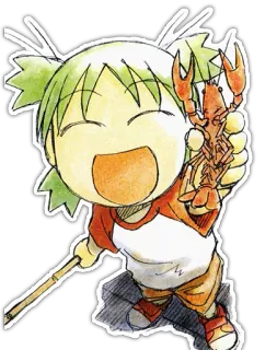 😋 Anime, Manga, Chica, Lindo, Langosta whatsapp sticker