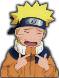 😅 Naruto Naruto, Anime, Manga, Kartun, Karakter, Menunjuk, Senyum telegram sticker