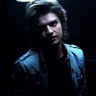 ♠️ Steve Harrington Stranger Things Steve, Harrington, Stranger Things, Charakter, Netflix, TV Serie whatsapp sticker