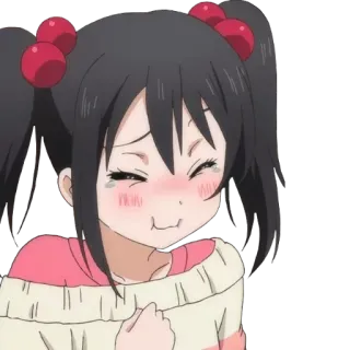 😂 Nico Yazawa Love Live! อนิเมะ, น่ารัก, ตลก, Love Live, นิโกะ ยาซาวะ telegram sticker