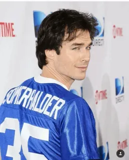 🖤 Ian Somerhalder actor, famoso, hombre, retrato whatsapp sticker