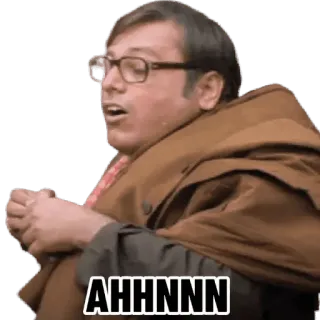 😂 AHHNNN uomo, persona, espressione, emozione, ahhnnn telegram sticker