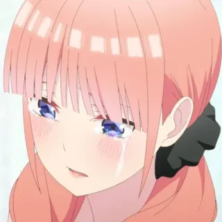😭 anime, llorando, chica, triste, lágrimas telegram sticker