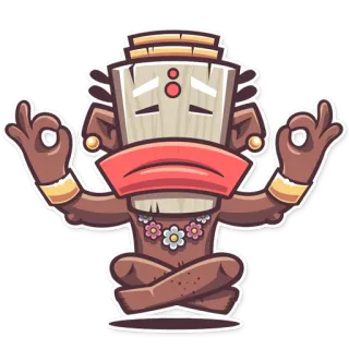 Tribal Masquerade telegram stickers