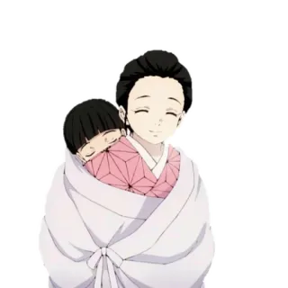 😊 Anime, Madre, Niño/a, Lindo/a, Personaje, Familia whatsapp sticker