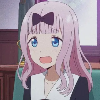 🌟 Chika Fujiwara Kaguya-sama: Love Is War Anime, Chika, Kawaii, Schattig, Manga telegram sticker