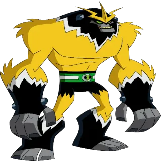 🤒 Elecman Пришелец, Мультфильм, Электрический, Монстр, Супергерой, Сила telegram sticker