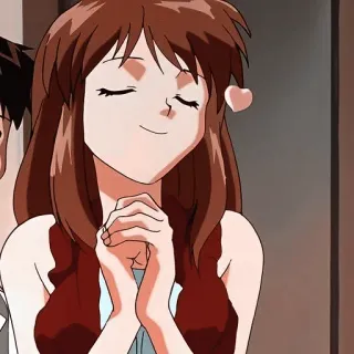 🥰 anime, girl, heart, cute, love telegram sticker