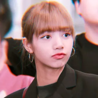 🐼 Lisa Lisa, Blackpink, K-Pop, Sängerin, Idol, Frau telegram sticker