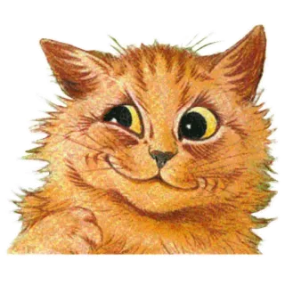 😼 cat, orange, cartoon, animal, pet, cute telegram sticker