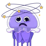Jellyfish Toni telegram stickers