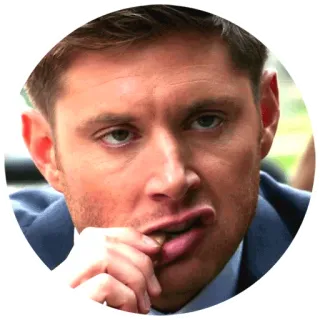 😕 Dean Winchester Supernatural dean, nadprzyrodzone, serial, winchester, tv telegram sticker