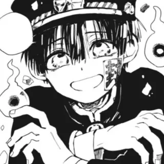 🕷 Hanako-kun Toilet-bound Hanako-kun Anime, Mangá, Fantasma, Sobrenatural, Hanako-kun, Hanako-kun ligado ao banheiro whatsapp sticker