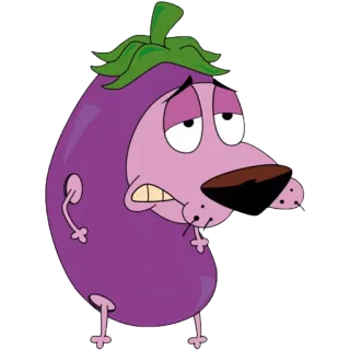 Courage The Cowardly Dog whatsapp stickers