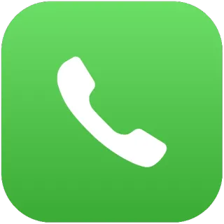 🔵 Telefon, Anruf, Symbol, Telefon, Kommunikation telegram sticker
