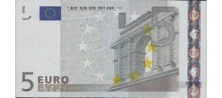 🍏 5 EURO Geld, Euro, Währung, Finanzen, Fünf telegram sticker