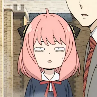 🧸 Anya Forger Spy × Family Аниме, Spy x Family, Аня Форджер, милый, смешной, Манга telegram sticker