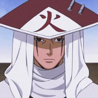 🍂 Hashirama Senju Naruto Hashirama Senju, Naruto, anime, ninja, hokage, fire, character whatsapp sticker