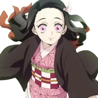 🙂 Nezuko Kamado Demon Slayer Anime, Mädchen, Nezuko, Dämonenjäger, Kamado telegram sticker