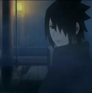 🀄️ Sasuke Naruto Аниме, Саске, Ниндзя, Манга, Учиха telegram sticker