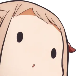 😳 Аниме, Мультфильм, Милый, Девушка, Манга, Стикер telegram sticker
