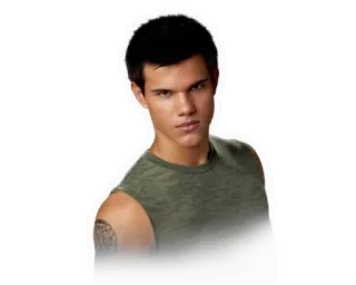 😕 Jacob Black Twilight Teenager, Wolf, Ohne Hemd, Hübsch, Film whatsapp sticker