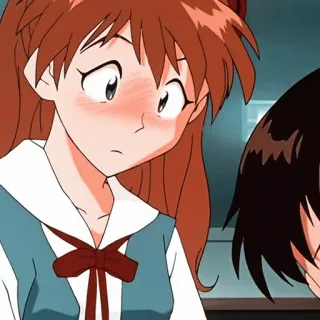 ☺️ Asuka Langley Sohryu Neon Genesis Evangelion anime, character, girl, evangelion, asuka telegram sticker