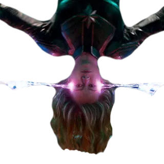 🤯 Captain Marvel 超级英雄, 漫威, 能量, 惊奇队长 telegram sticker