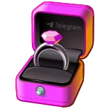 π Telegram ring, verloving, telegram, diamant, bruiloft, liefde whatsapp sticker