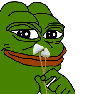 🍄 Pepe the Frog Pepe la Rana, Meme, Meme de internet, Rana, Hongos mágicos, Drogas, Psicodélico telegram sticker